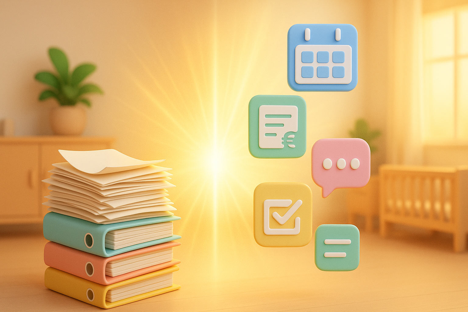 Illustration Pourquoi digitaliser la gestion de crèche change tout